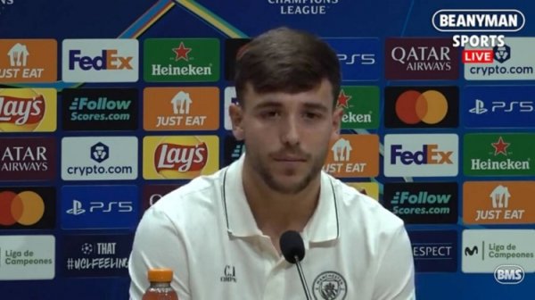 尼科-冈萨雷斯：来曼城和瓜帅同事是设想成真 偶像是布斯克茨