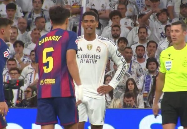 佩德里条目给贝林红牌，贝林厄姆抗争：内格雷拉来了也不能