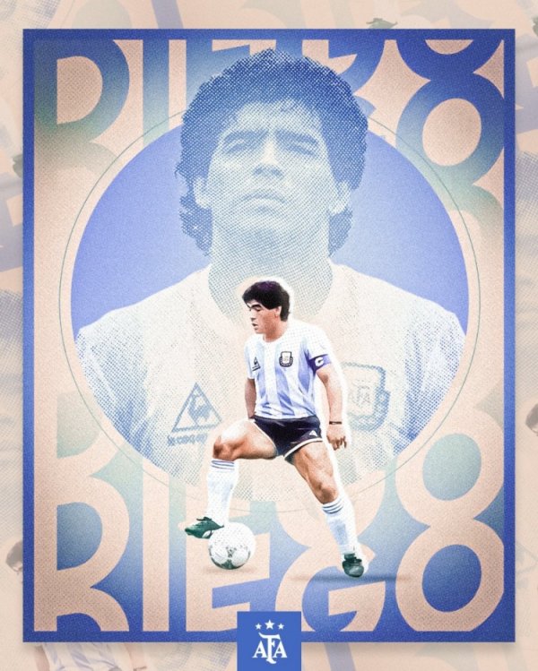 马拉多纳65岁生辰！阿根廷队晒海报：岂论身在哪里，咱们恒久吊问